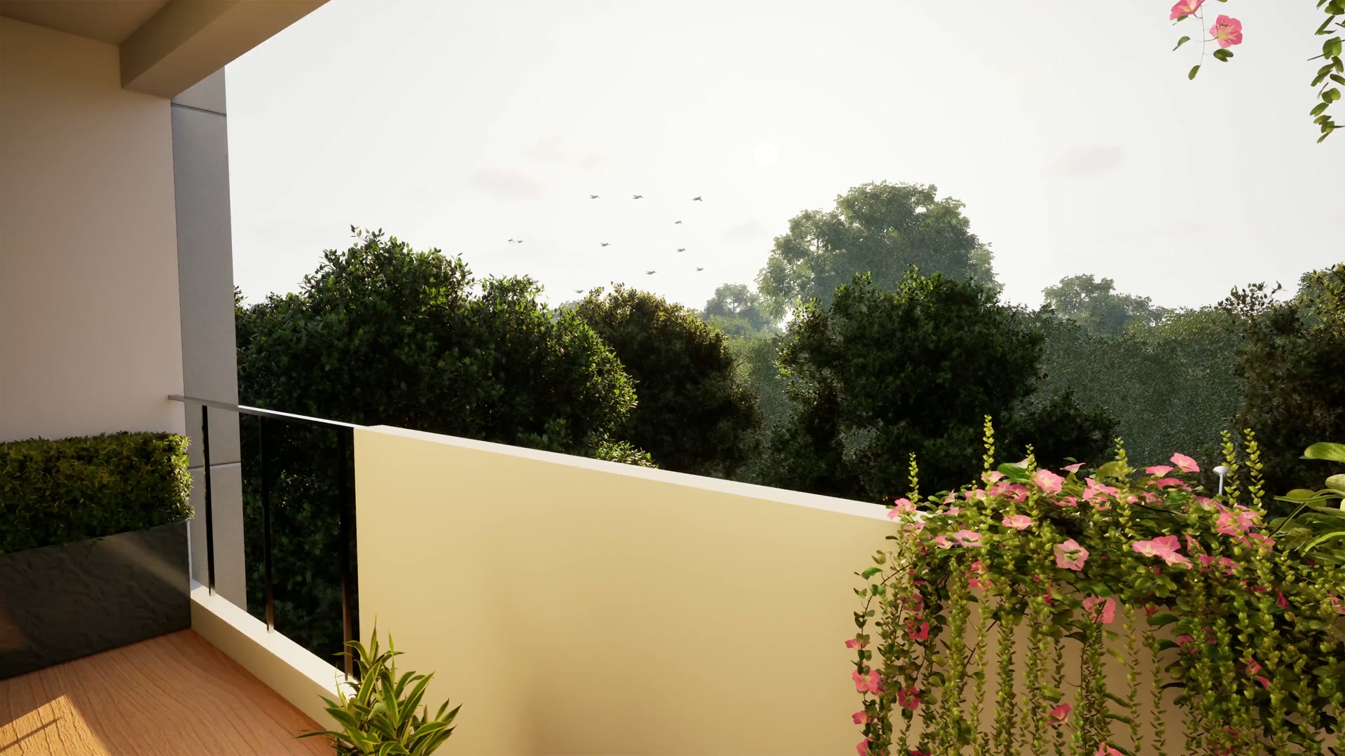 rooftop leisure deck